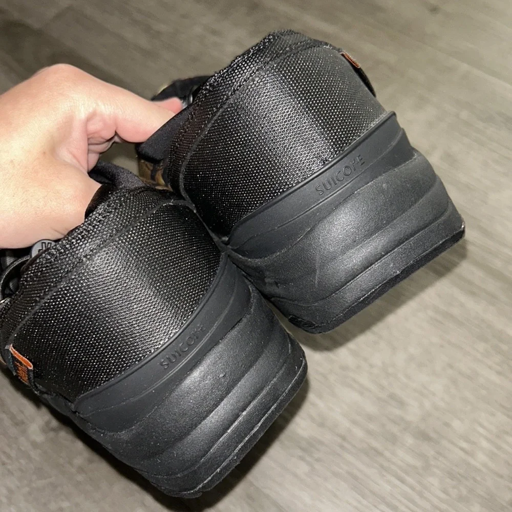 Authentic Moncler Genius-2 Moncler 1952 x Suicoke Quilted pepper loafers